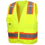 FULL ZIP HI VIS POLAR FLEECE WITH TAPE - Image 4