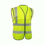 FULL ZIP HI VIS POLAR FLEECE WITH TAPE - Image 3