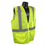 FULL ZIP HI VIS POLAR FLEECE WITH TAPE - Image 3