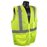 FULL ZIP HI VIS POLAR FLEECE WITH TAPE - Image 5