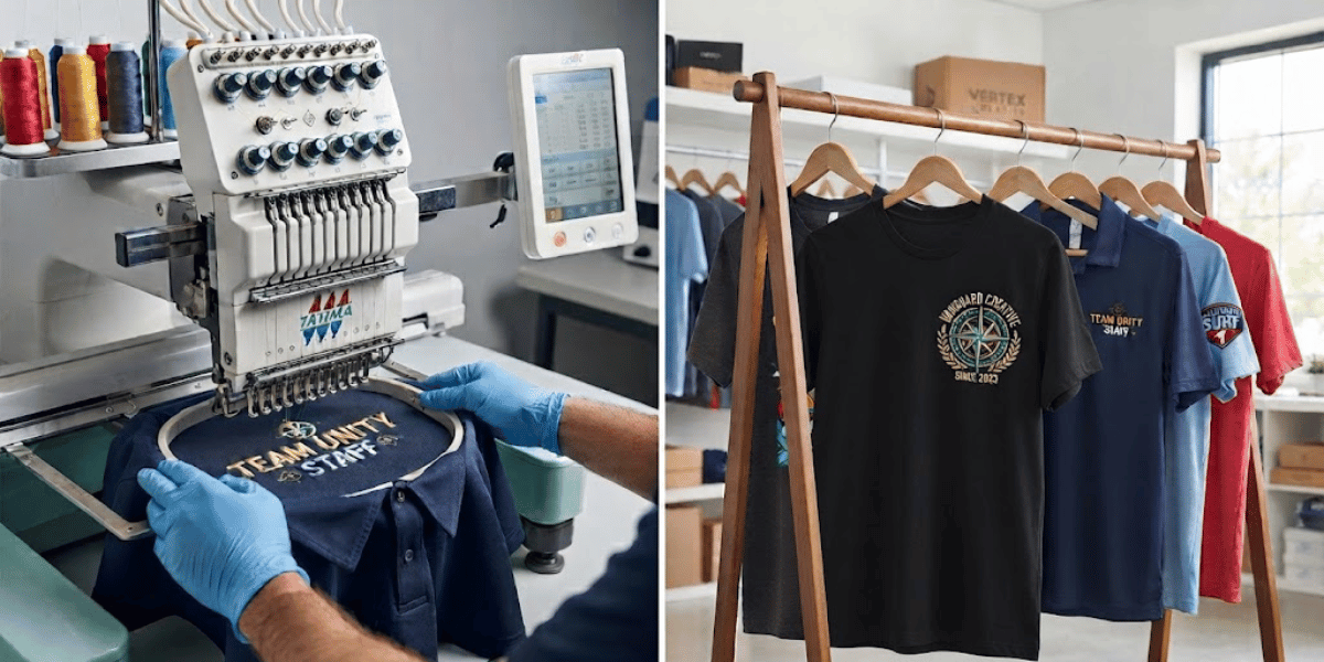 Custom Apparel Printing Methods - Embroidery