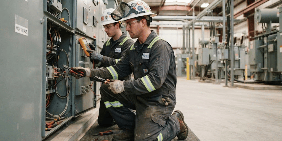 Industrial Uniforms for Electrical Workers