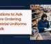 Questions to Ask Before Ordering Industrial Uniforms in Bulk